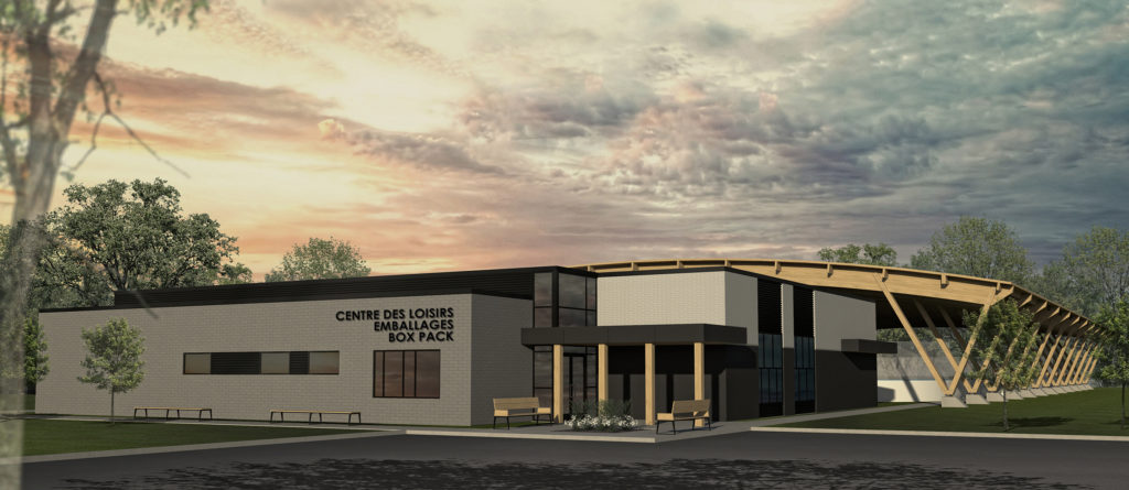 Le futur Centre des loisirs Emballages Box Pack de Saint-Germain-de-Grantham