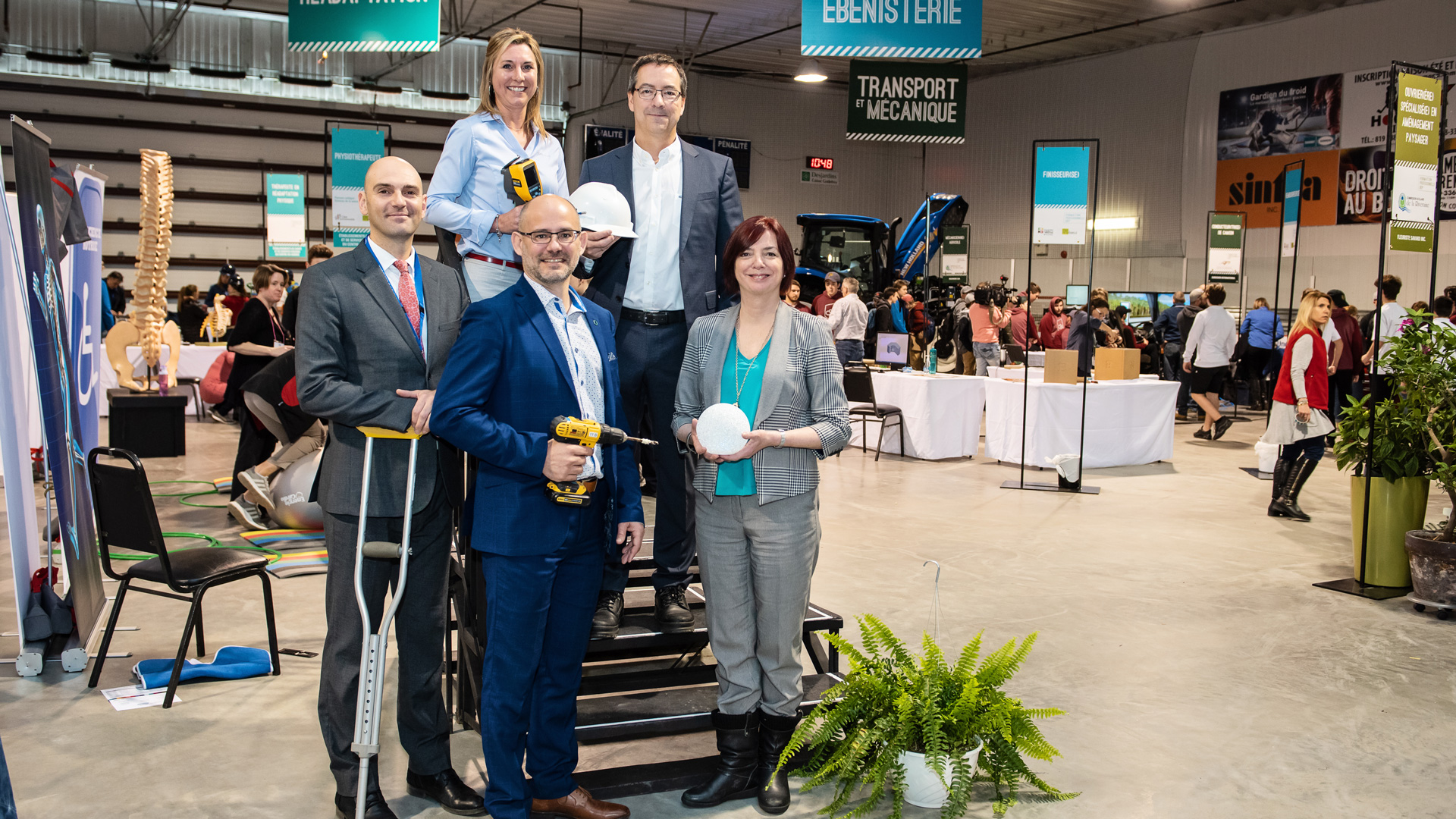 Ouverture officielle de la 6e édition du Carrefour des professins d'avenir Centre-du-Québec - Confrérence de presse Fagnan relations publiques Drummondville