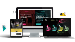 Site internet exprime ton art pour l'Académie de ballet de Drummondville et l'école de théâtre Languedor